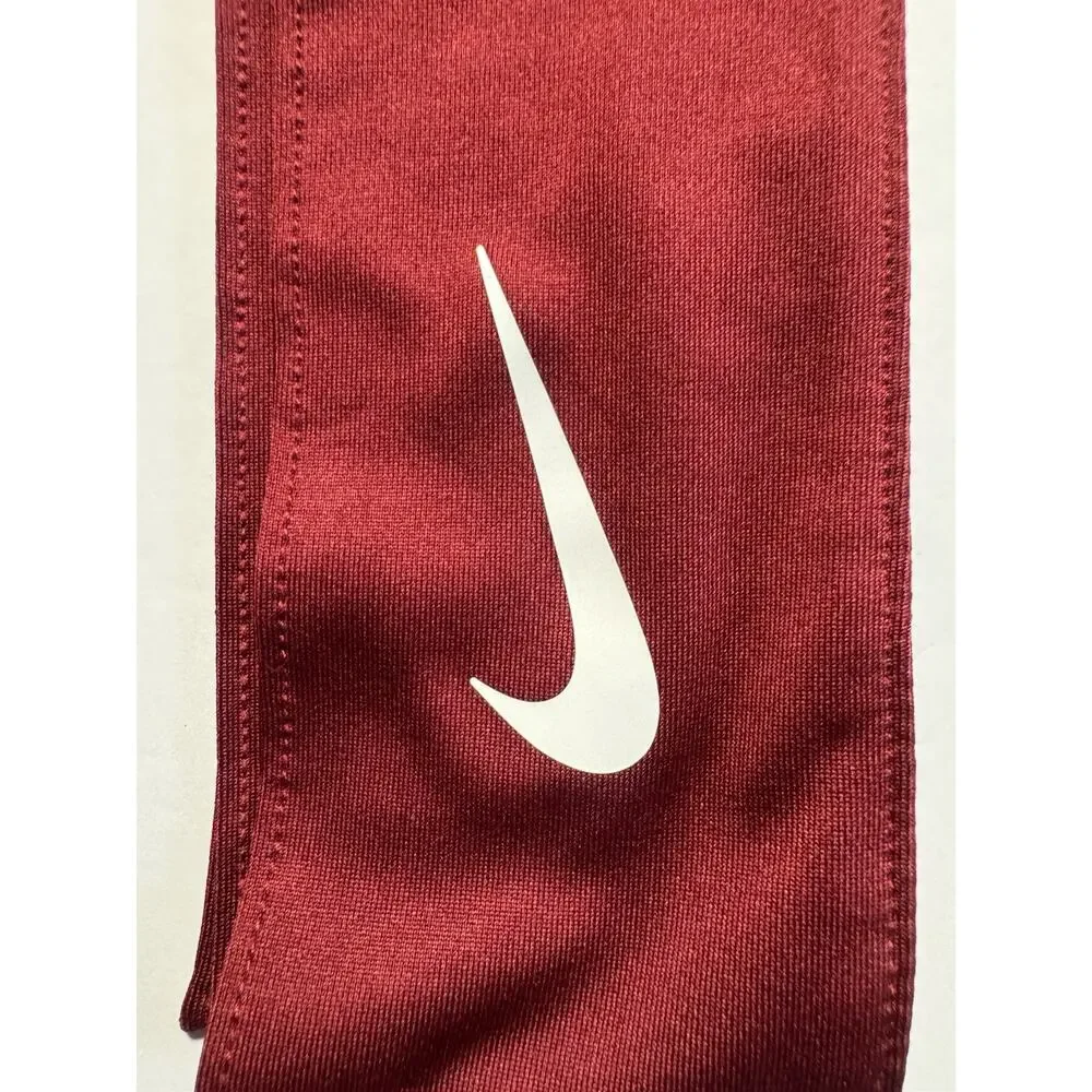 Nike Dri-FIT Head Tie Bandana Headband Red White Swoosh Move To Zero OSFM NWT